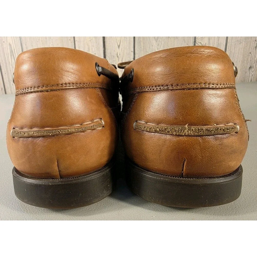 Mephisto Spinnaker Air-Relax Boat Shoes Mens 13 Brown Leather Casual Comfort